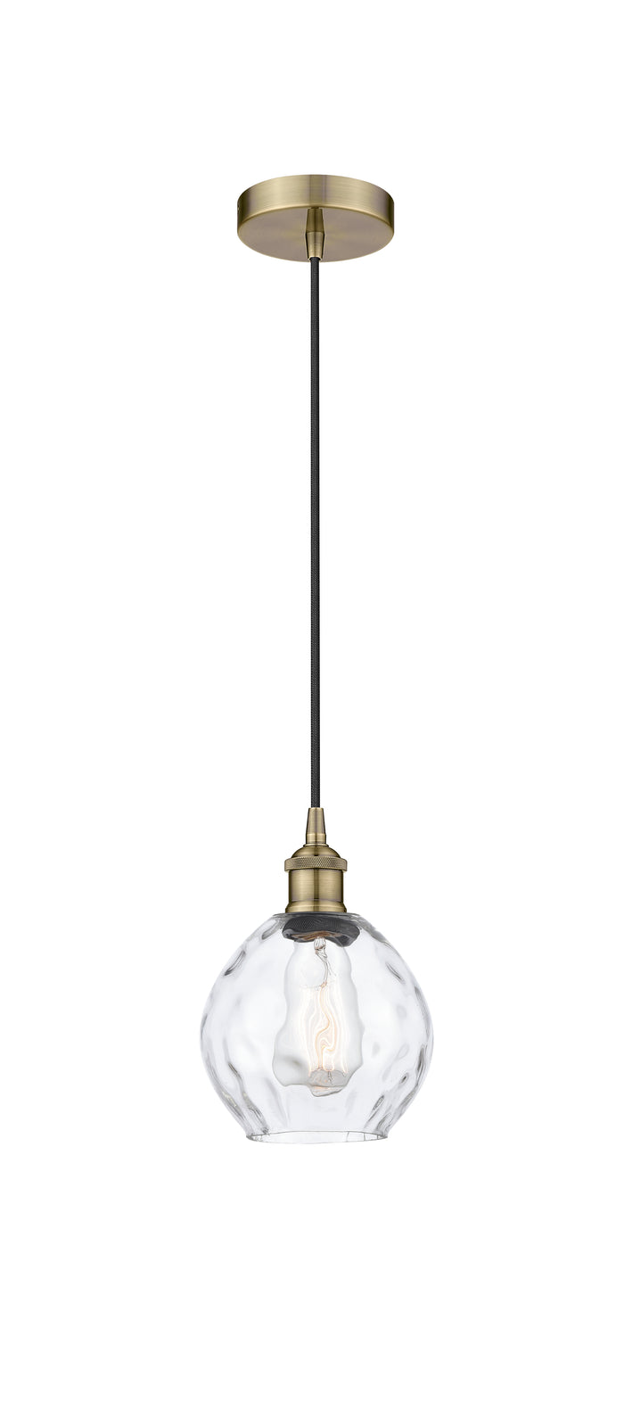 Edison Mini Pendant Antique Brass Finish