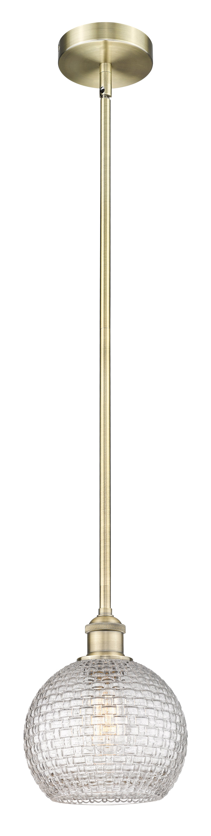 Edison Mini Pendant Antique Brass Finish