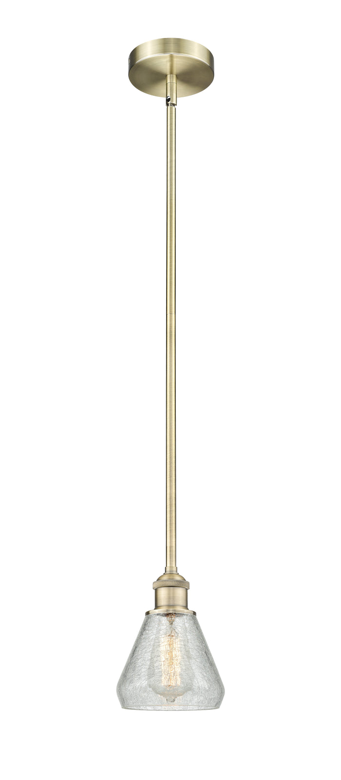 Edison Mini Pendant Antique Brass Finish