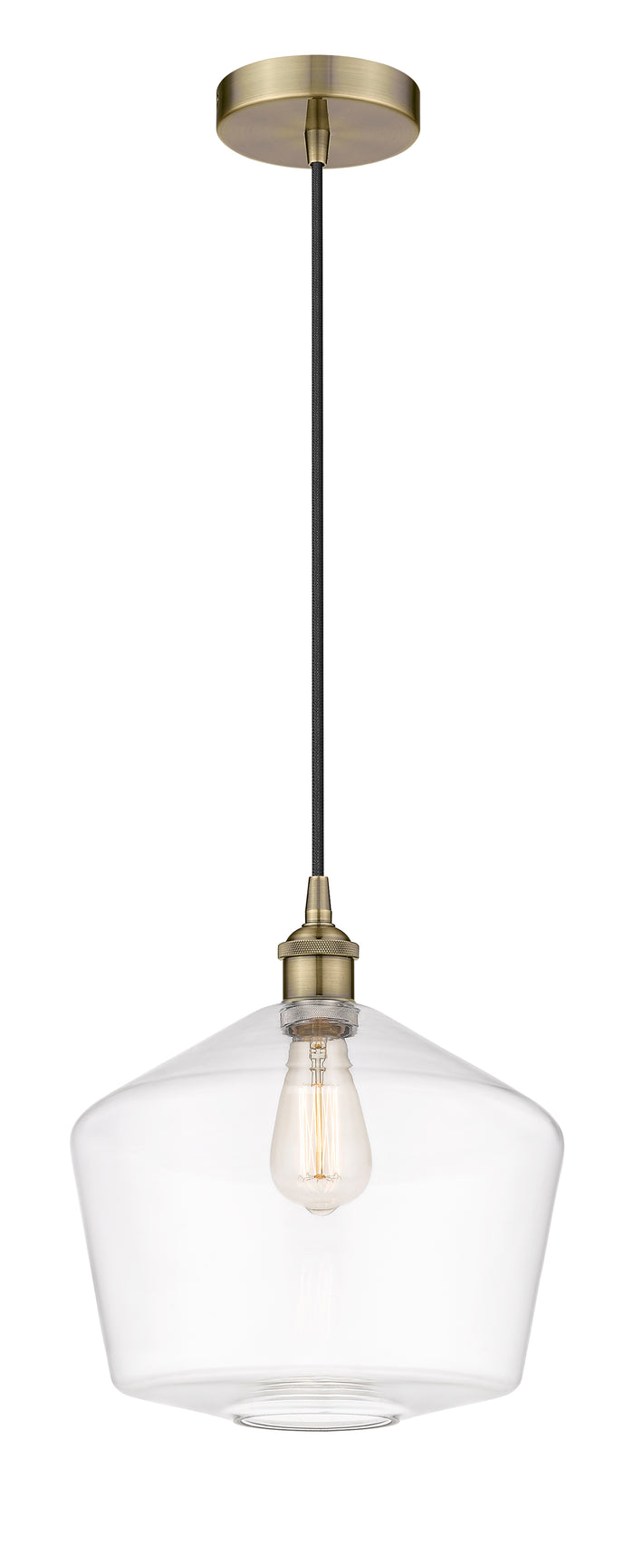 Edison Mini Pendant Antique Brass Finish