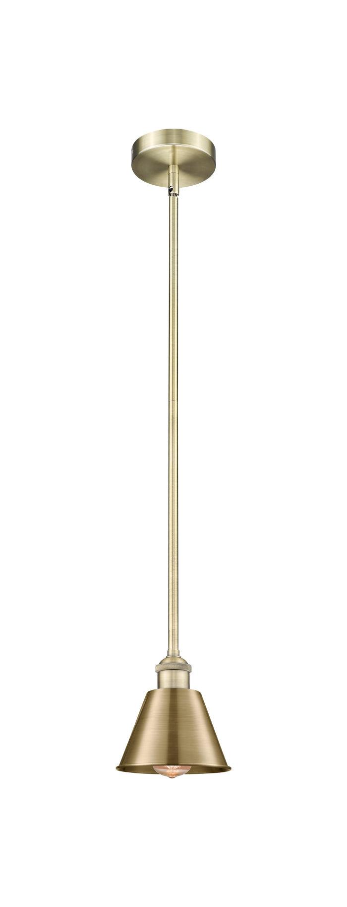 Edison Mini Pendant Antique Brass Finish