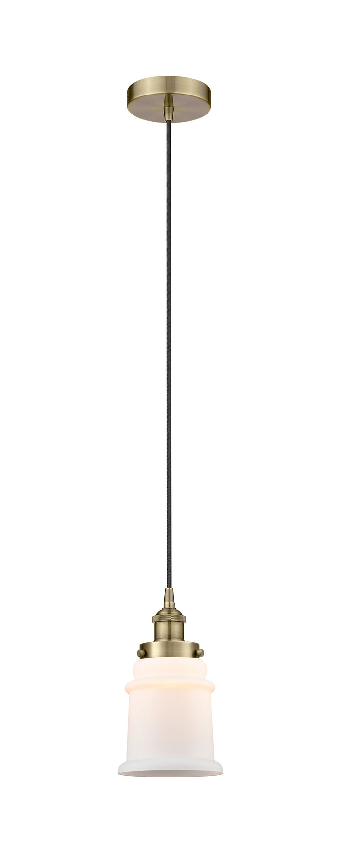 Edison Mini Pendant Antique Brass Finish