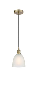 Edison Mini Pendant Antique Brass Finish