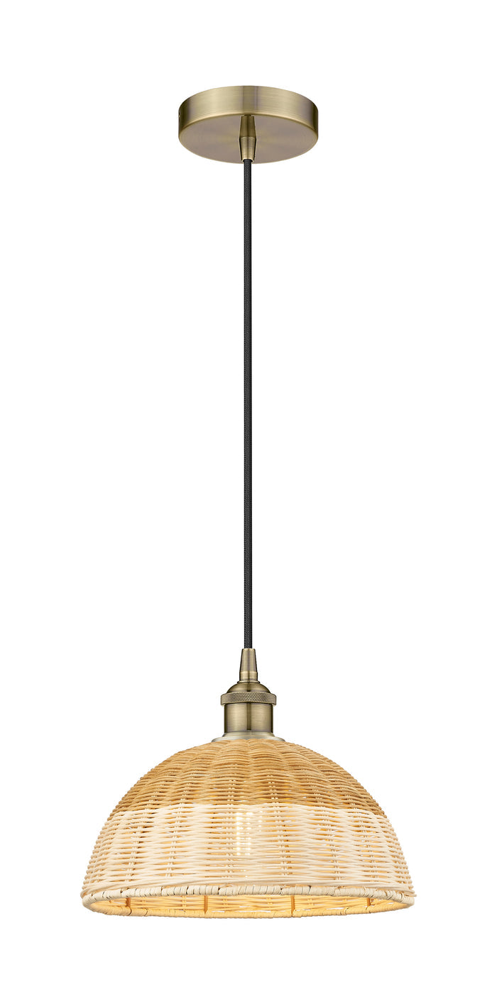 Edison Mini Pendant Antique Brass Finish