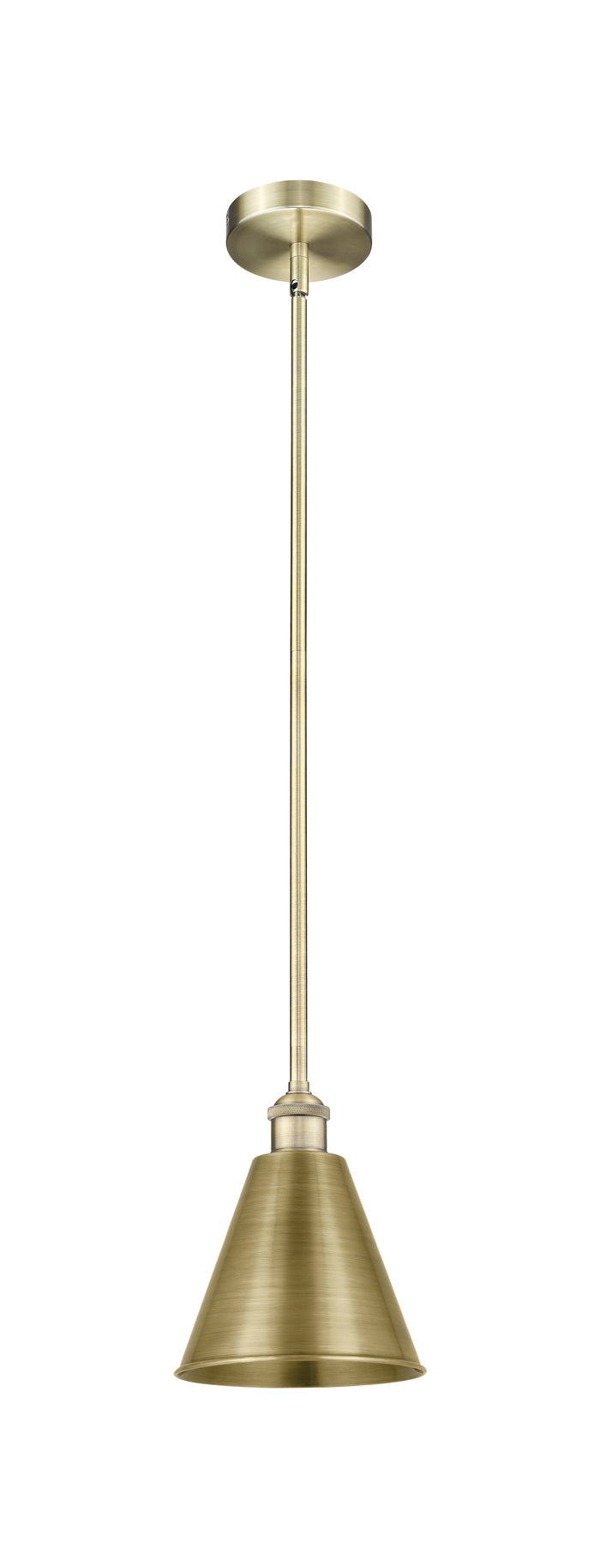 Edison Mini Pendant Antique Brass Finish