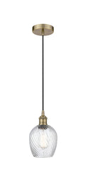 Edison Mini Pendant Antique Brass Finish