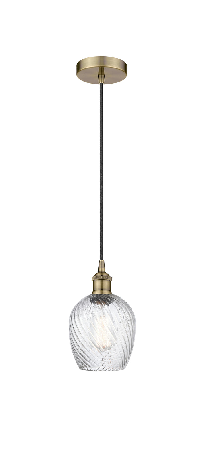 Edison Mini Pendant Antique Brass Finish