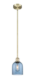 Edison Mini Pendant Antique Brass Finish