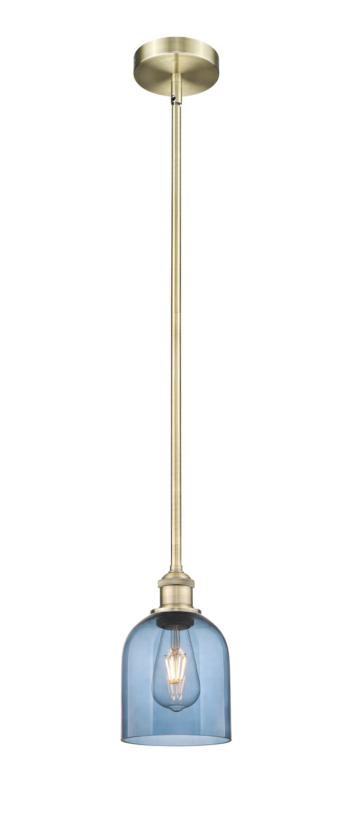 Edison Mini Pendant Antique Brass Finish