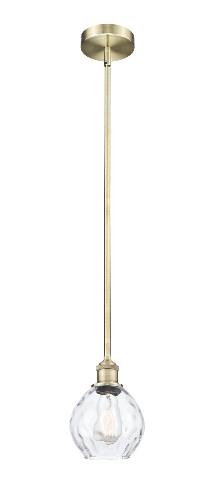 Edison Mini Pendant Antique Brass Finish