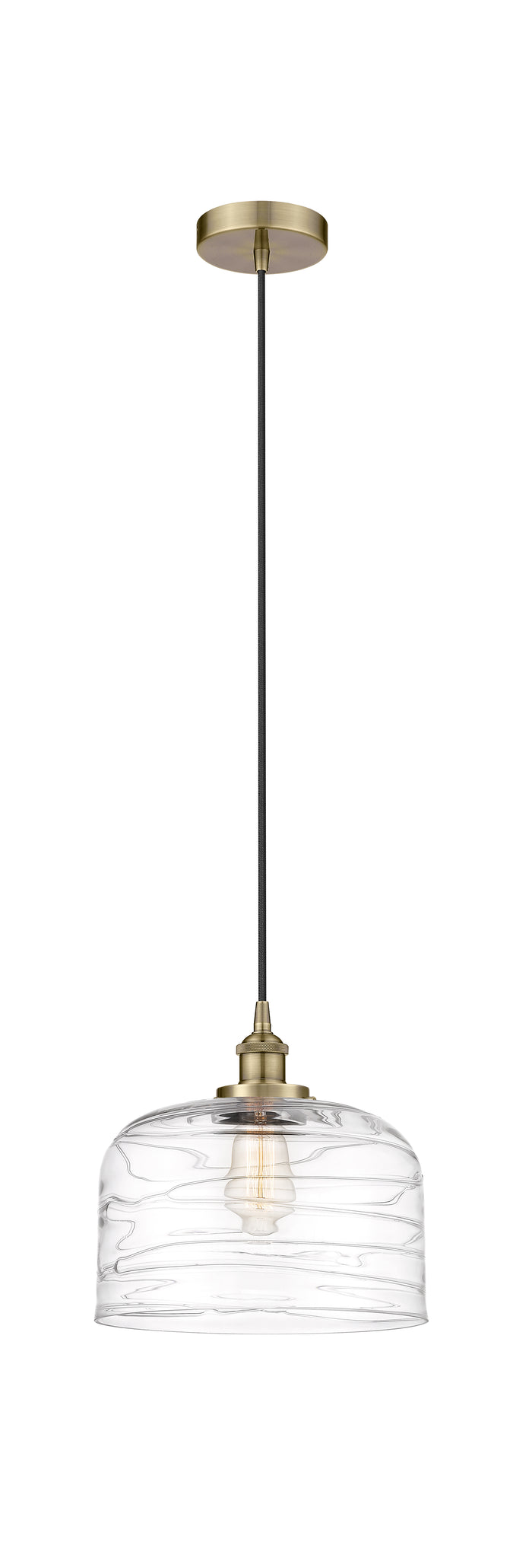 Edison Mini Pendant Antique Brass Finish