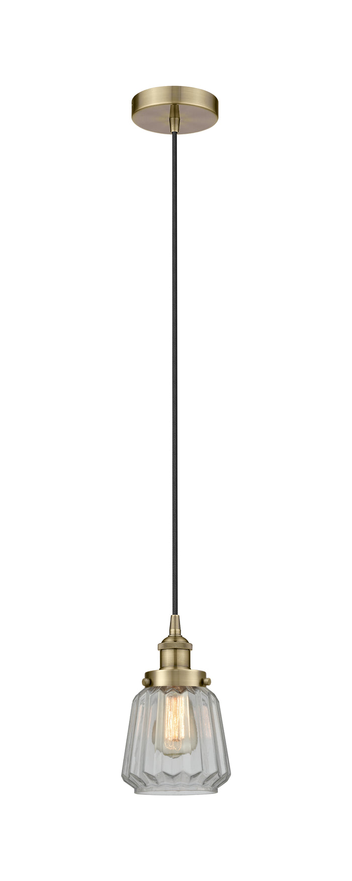 Edison Mini Pendant Antique Brass Finish