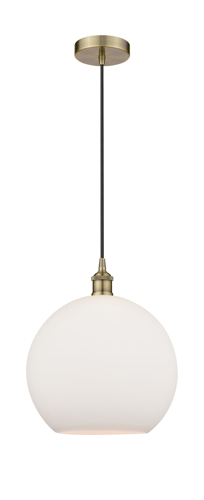 Edison Mini Pendant Antique Brass Finish