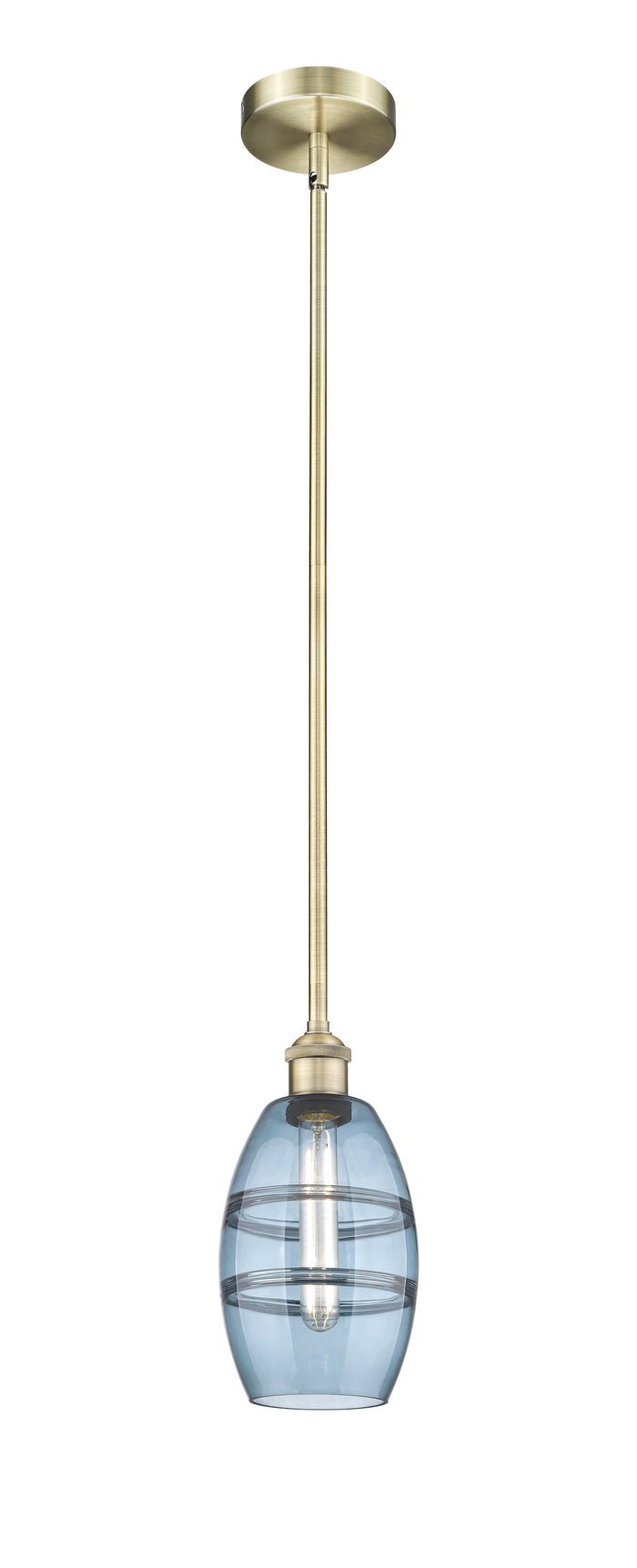 Edison Mini Pendant Antique Brass Finish