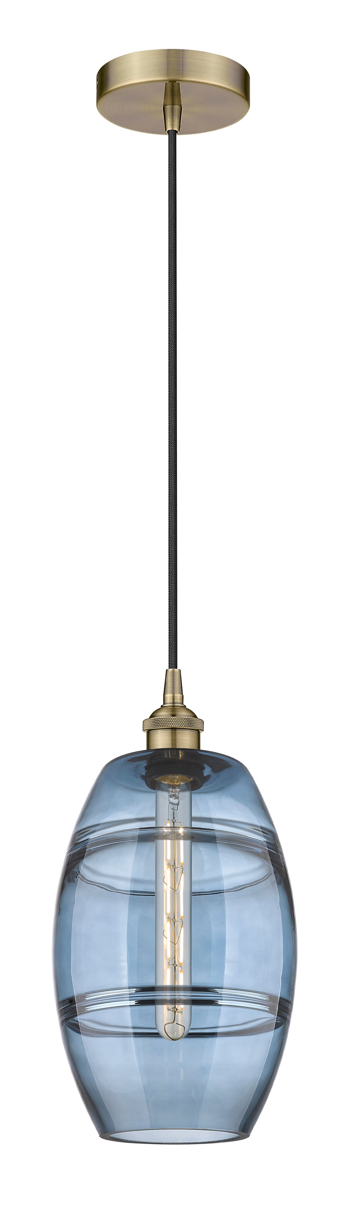 Edison Mini Pendant Antique Brass Finish