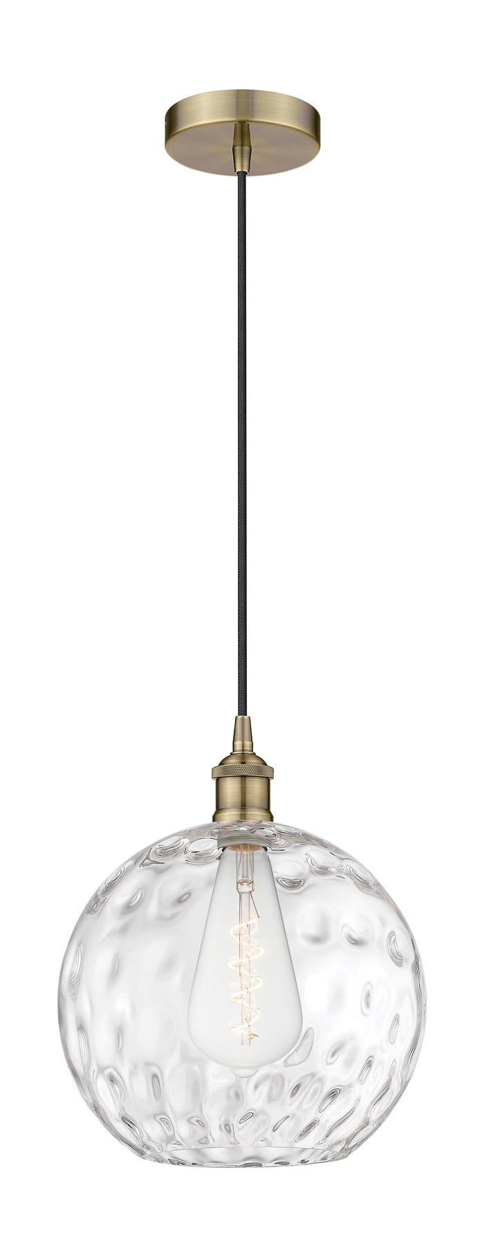 Edison Mini Pendant Antique Brass Finish