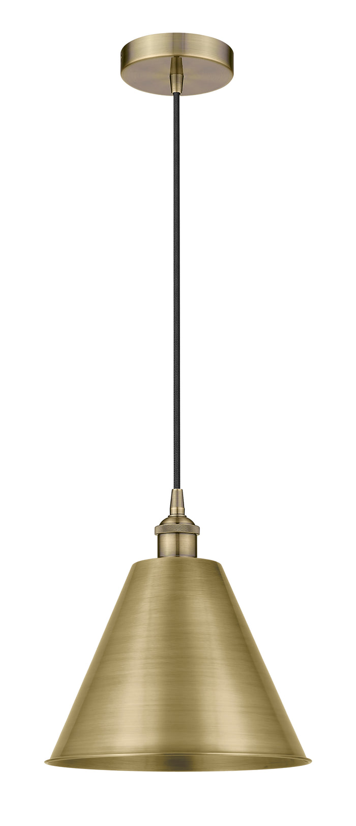 Edison Mini Pendant Antique Brass Finish