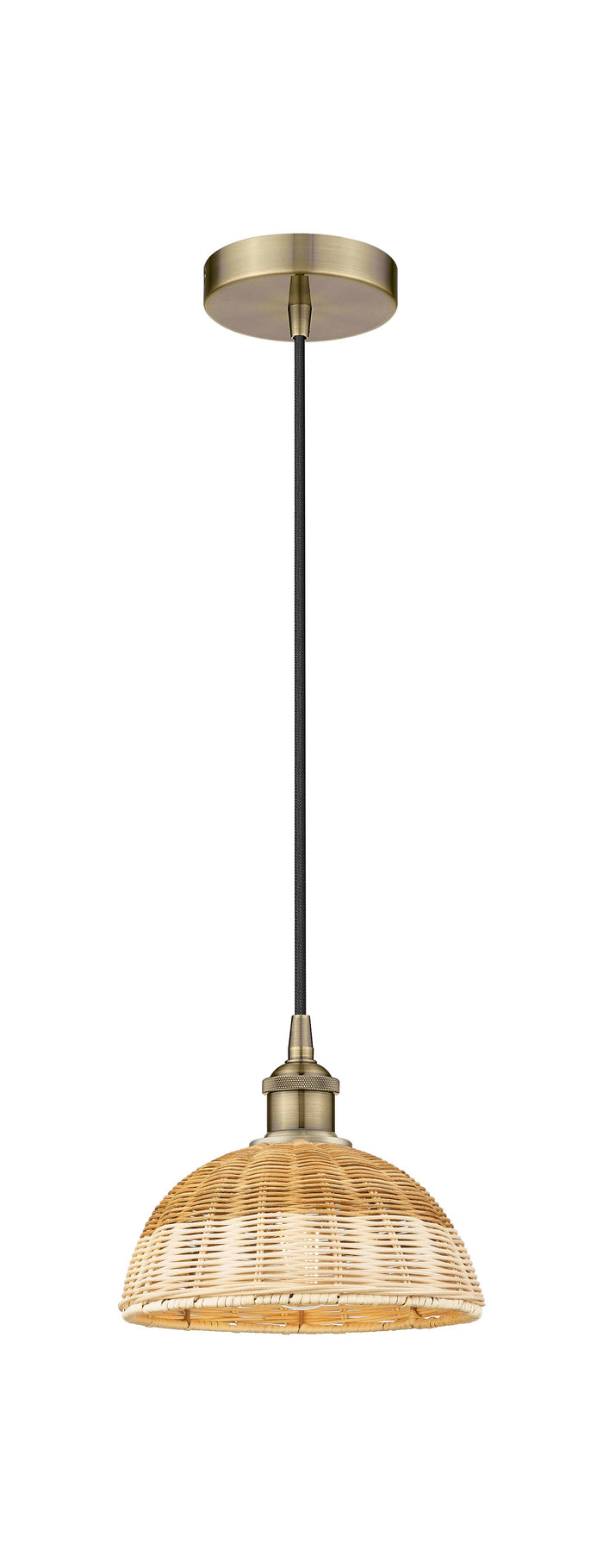 Edison Mini Pendant Antique Brass Finish
