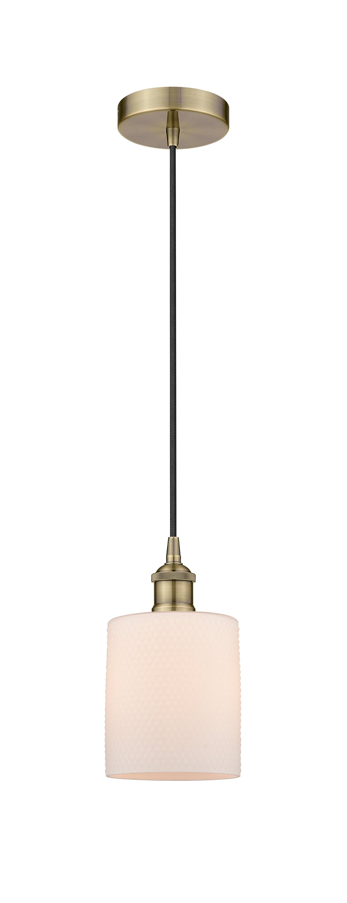 Edison Mini Pendant Antique Brass Finish