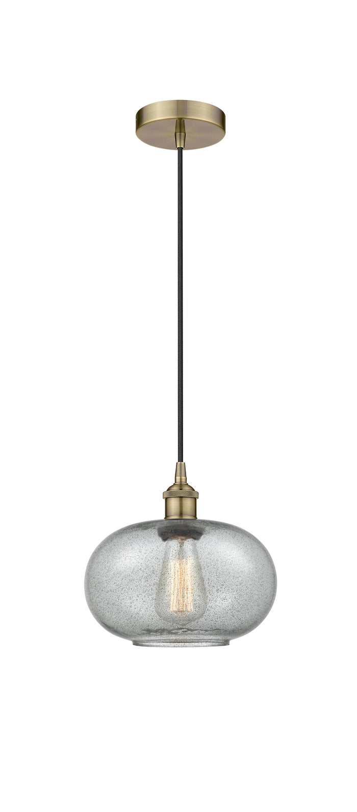 Edison Mini Pendant Antique Brass Finish