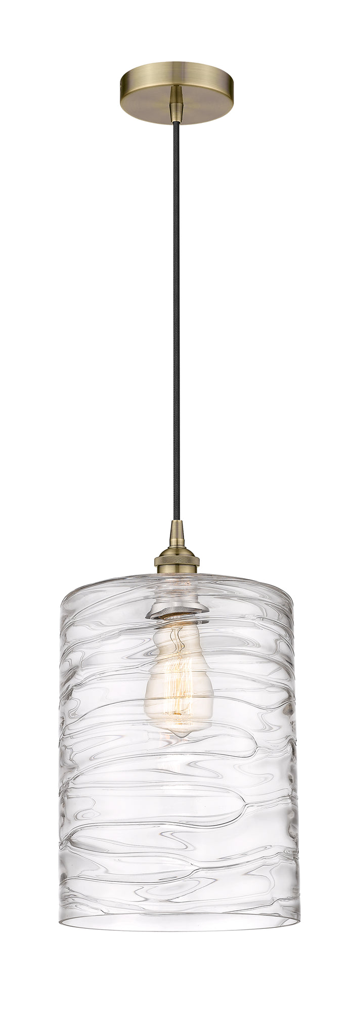 Edison Mini Pendant Antique Brass Finish