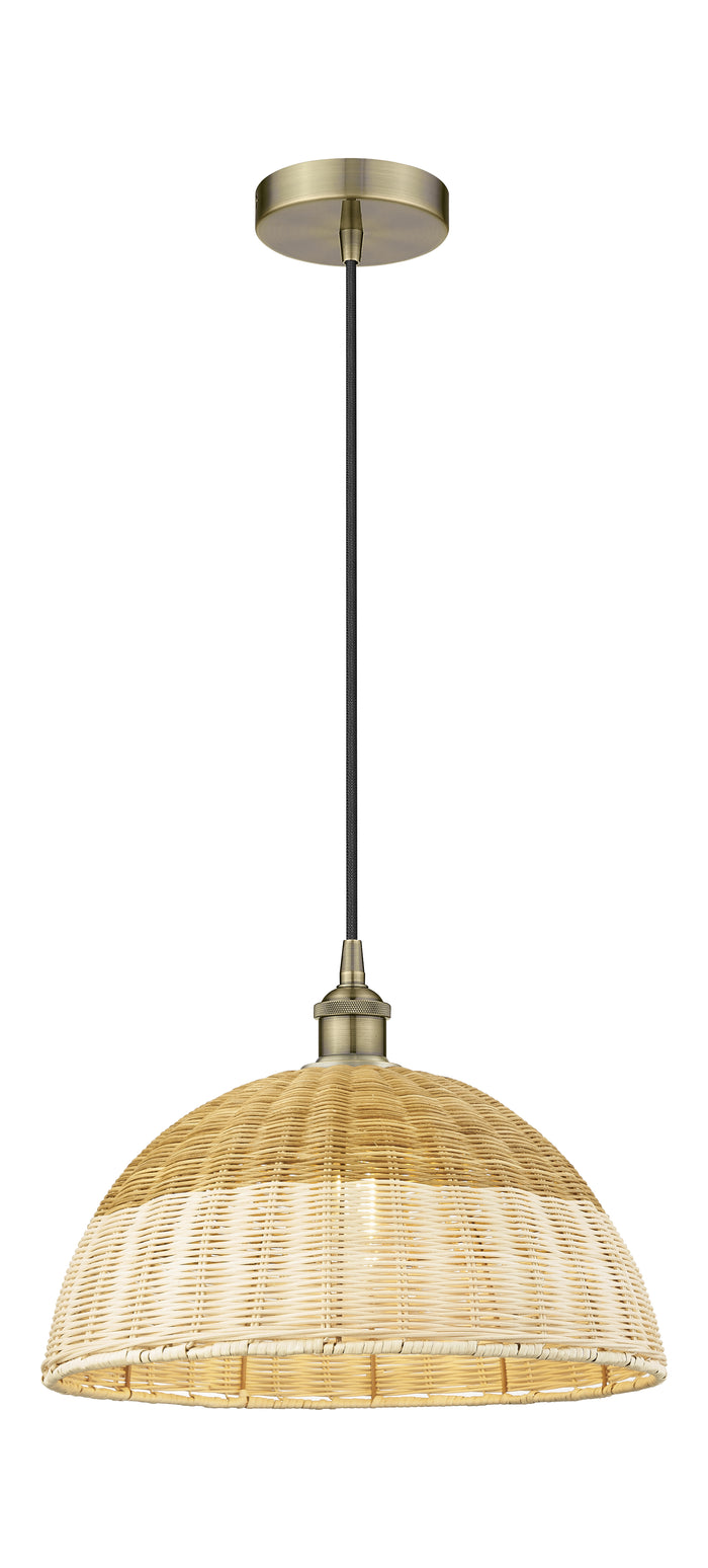 Edison Mini Pendant Antique Brass Finish