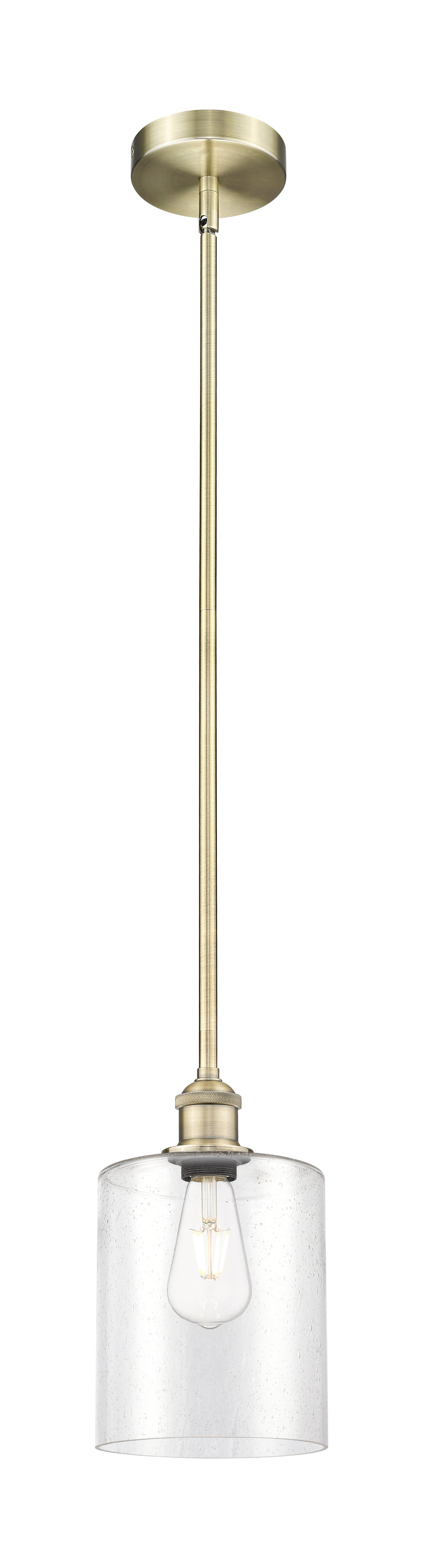 Edison Mini Pendant Antique Brass Finish
