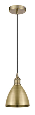 Edison Mini Pendant Antique Brass Finish