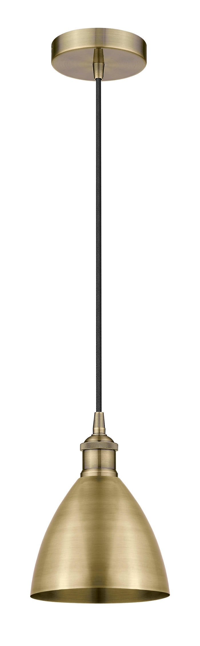 Edison Mini Pendant Antique Brass Finish