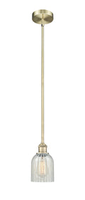 Edison Mini Pendant Antique Brass Finish