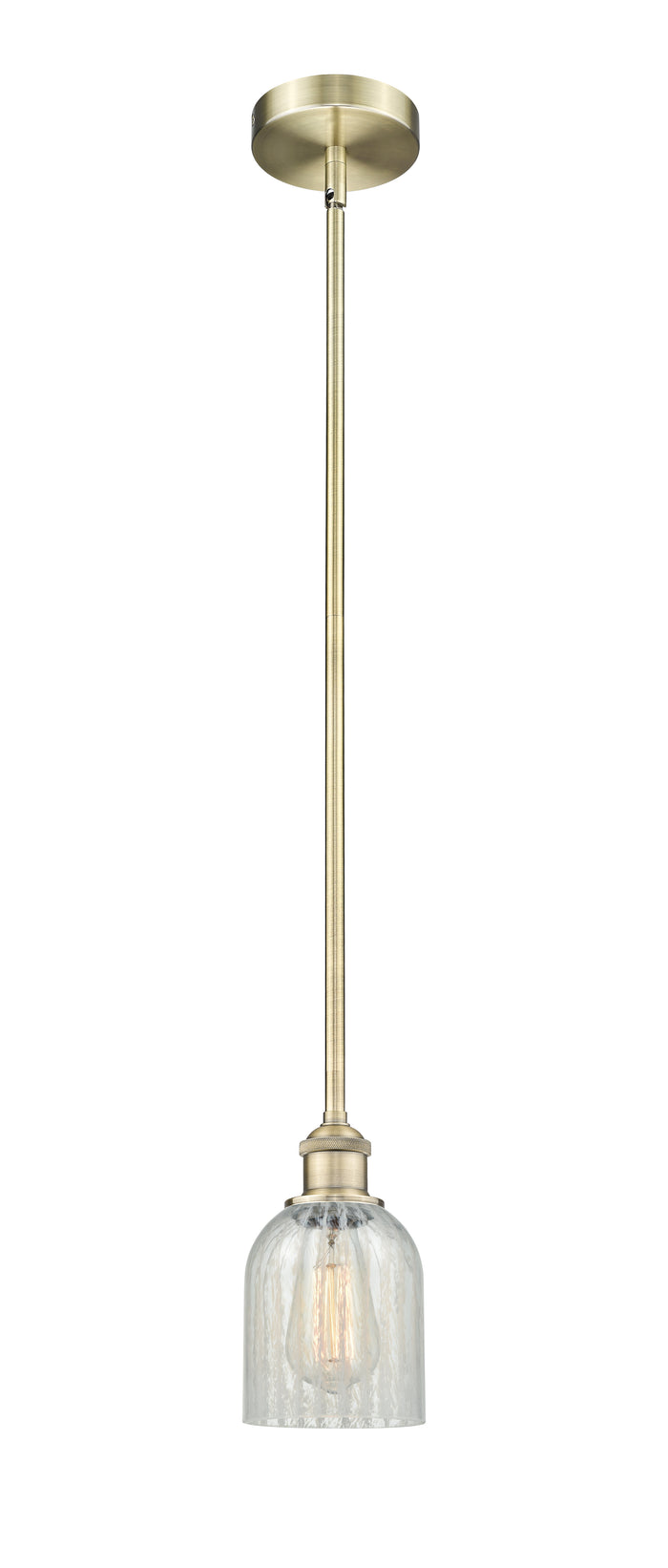 Edison Mini Pendant Antique Brass Finish