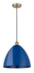 Edison Mini Pendant Antique Brass Finish