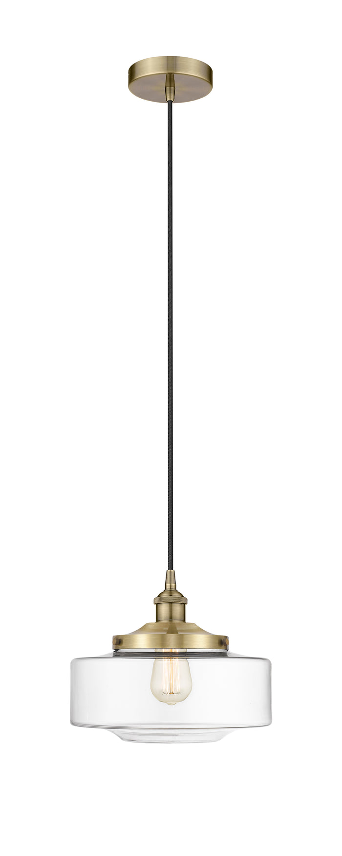 Edison Mini Pendant Antique Brass Finish