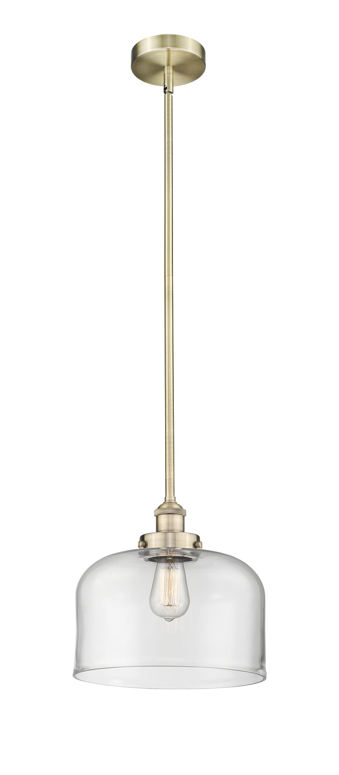 Edison Mini Pendant Antique Brass Finish