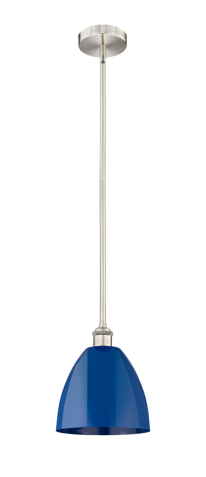 Brushed Satin Nickel / Blue