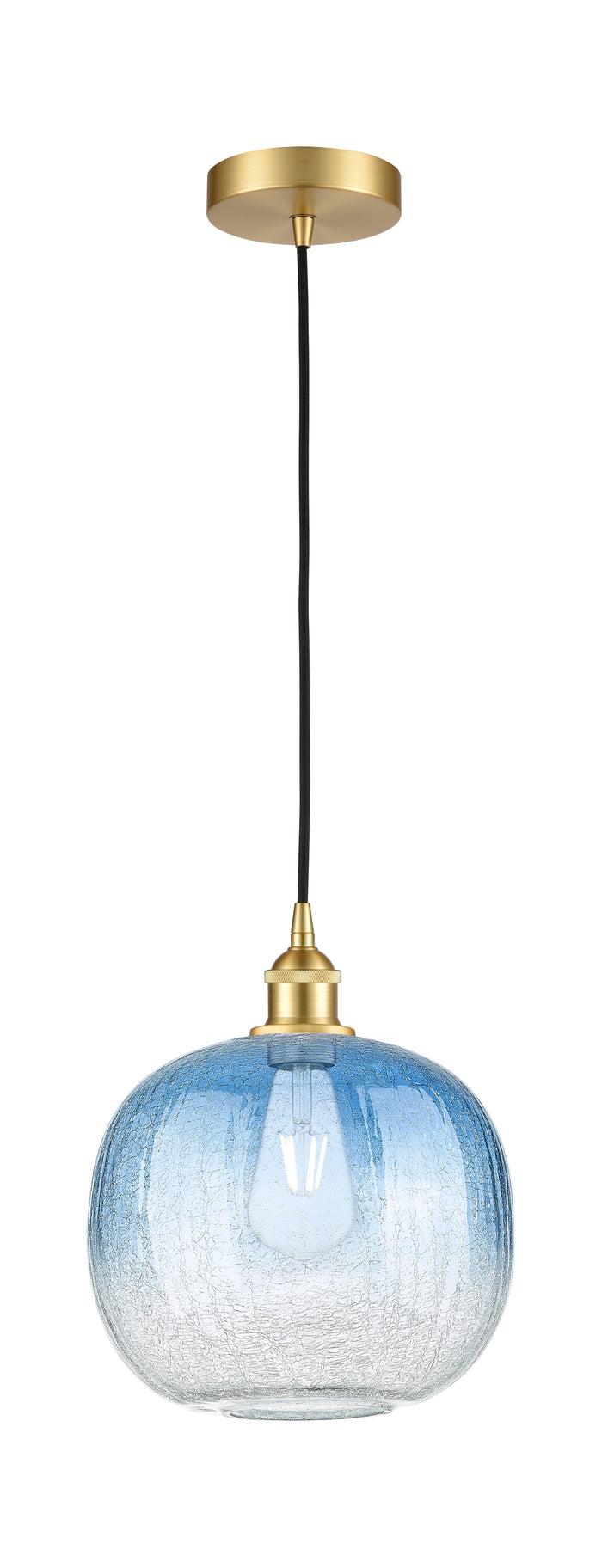 Satin Gold / Sapphire Blue