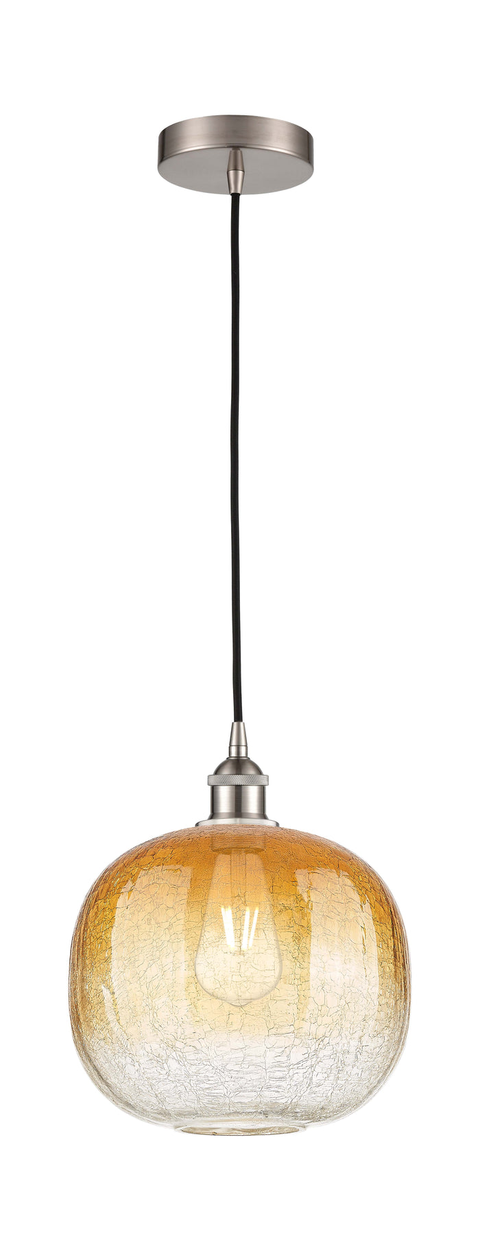 Brushed Satin Nickel / Amber