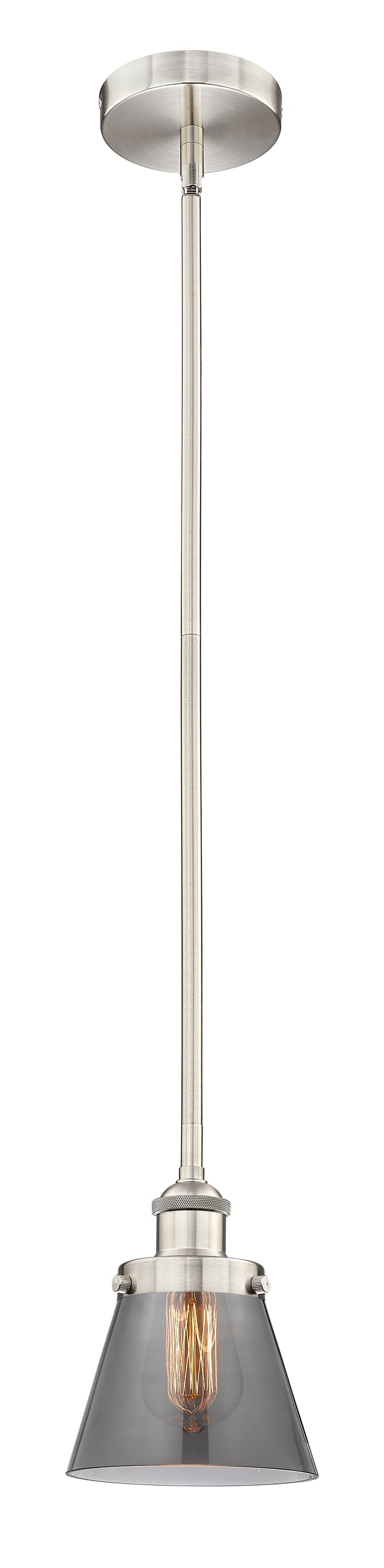 Brushed Satin Nickel / Light Smoke