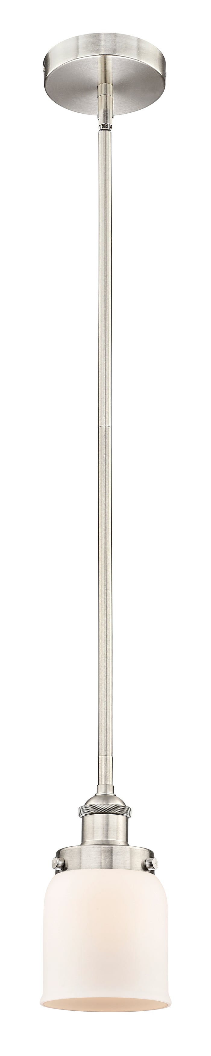 Brushed Satin Nickel / Matte White