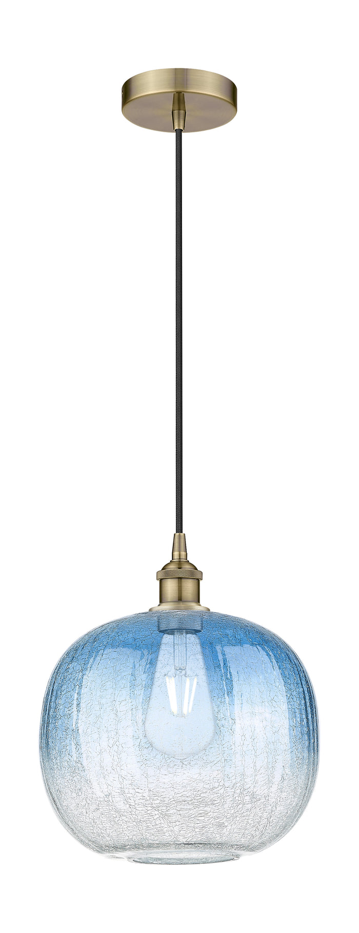 Edison Mini Pendant Antique Brass Finish