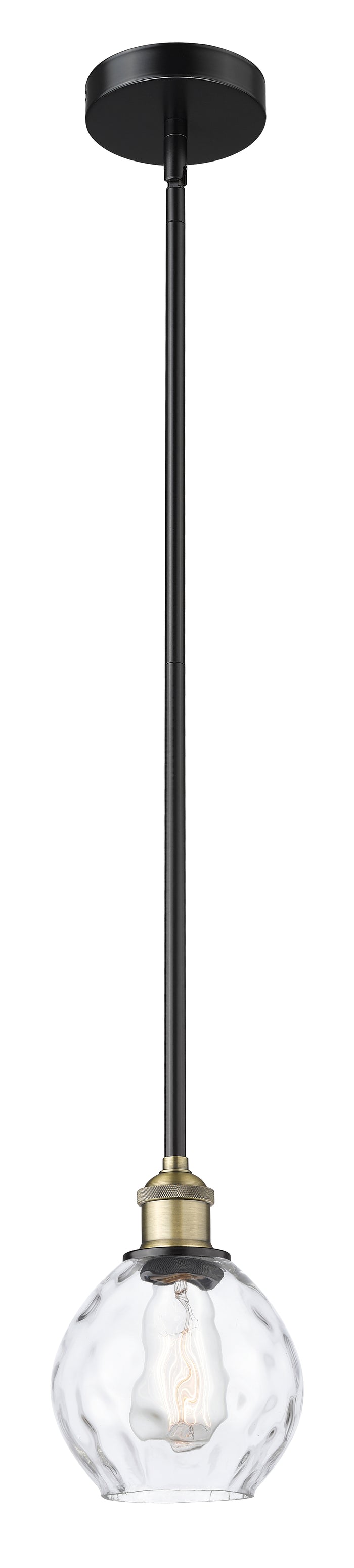 Edison Mini Pendant Antique Brass Finish