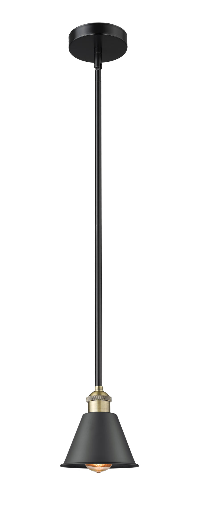 Edison Mini Pendant Antique Brass Finish