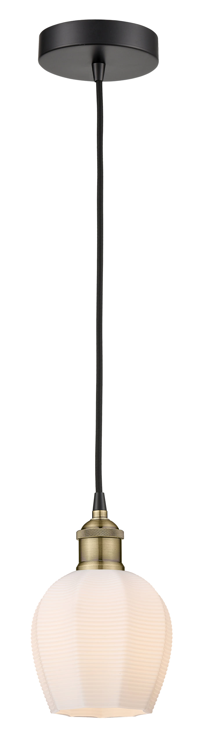 Edison Mini Pendant Antique Brass Finish