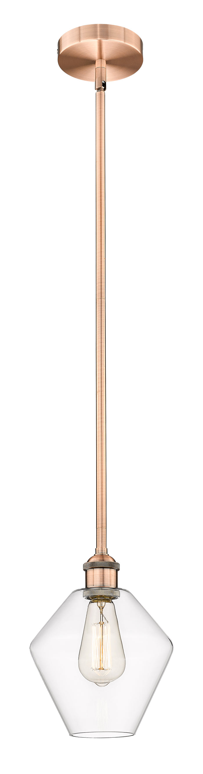 Edison Mini Pendant Antique Brass Finish