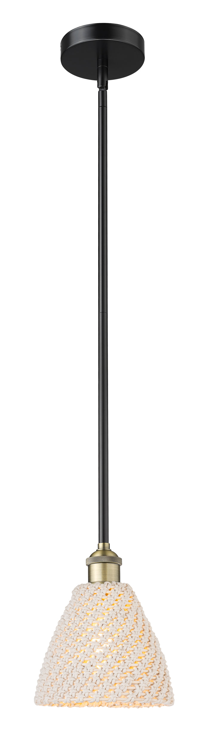 Edison Mini Pendant Antique Brass Finish