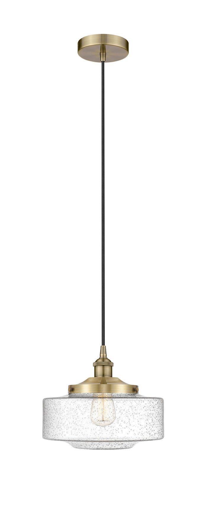 Edison Mini Pendant Antique Brass Finish