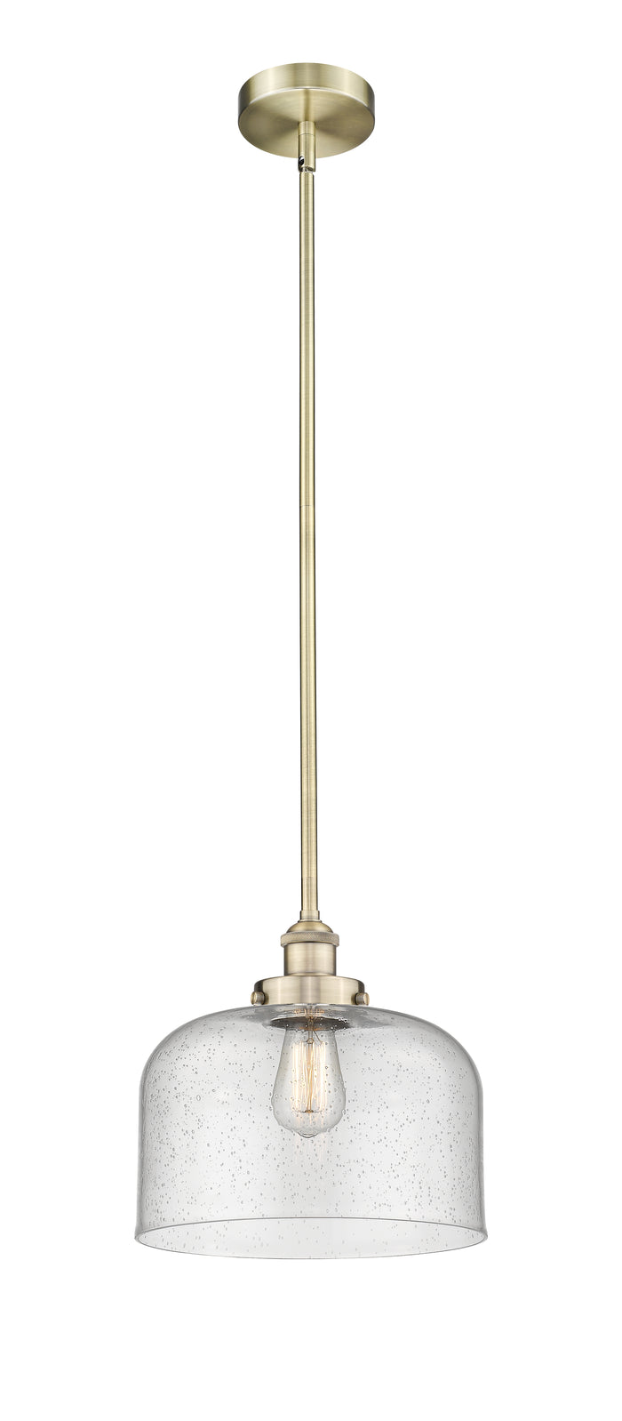 Edison Mini Pendant Antique Brass Finish