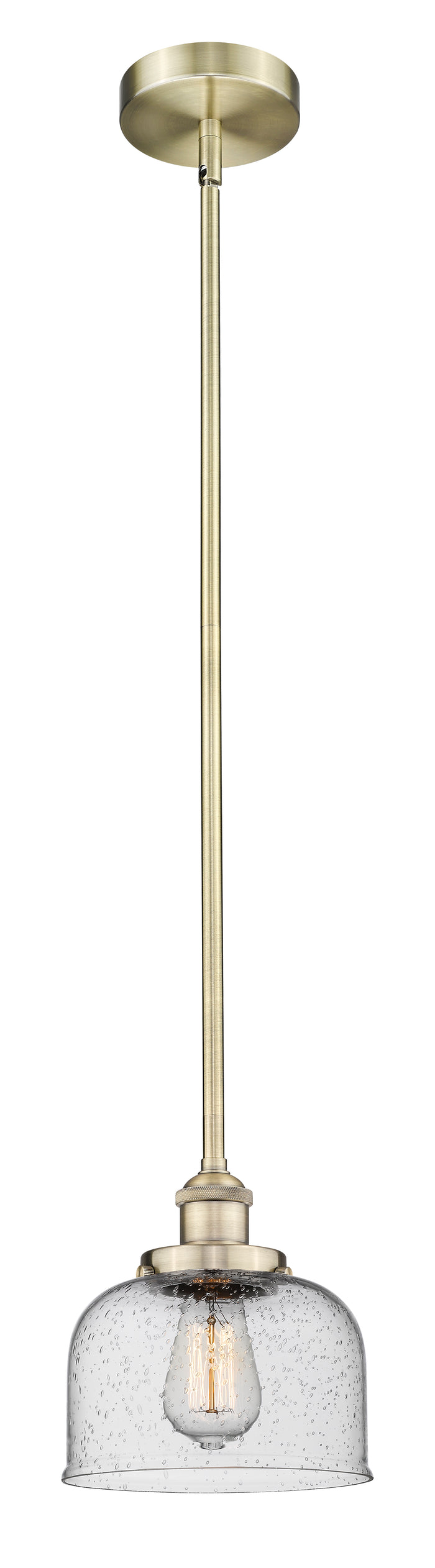 Edison Mini Pendant Antique Brass Finish