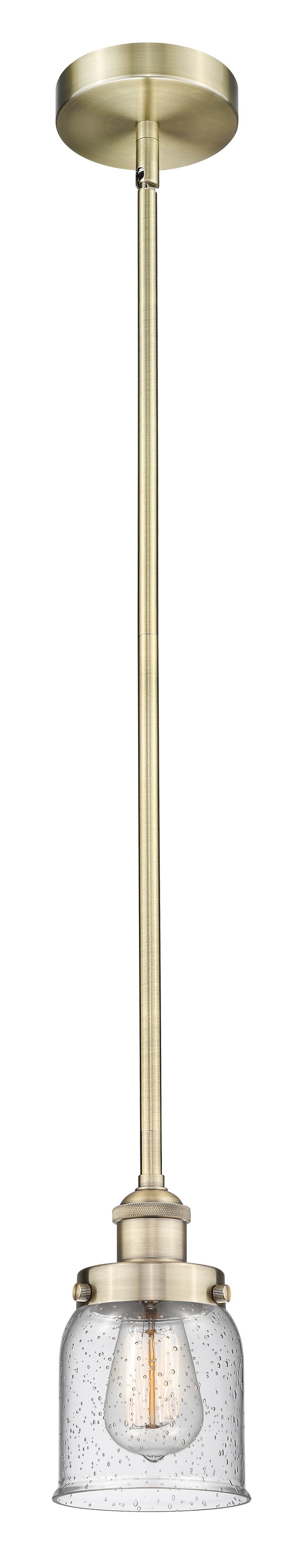 Edison Mini Pendant Antique Brass Finish