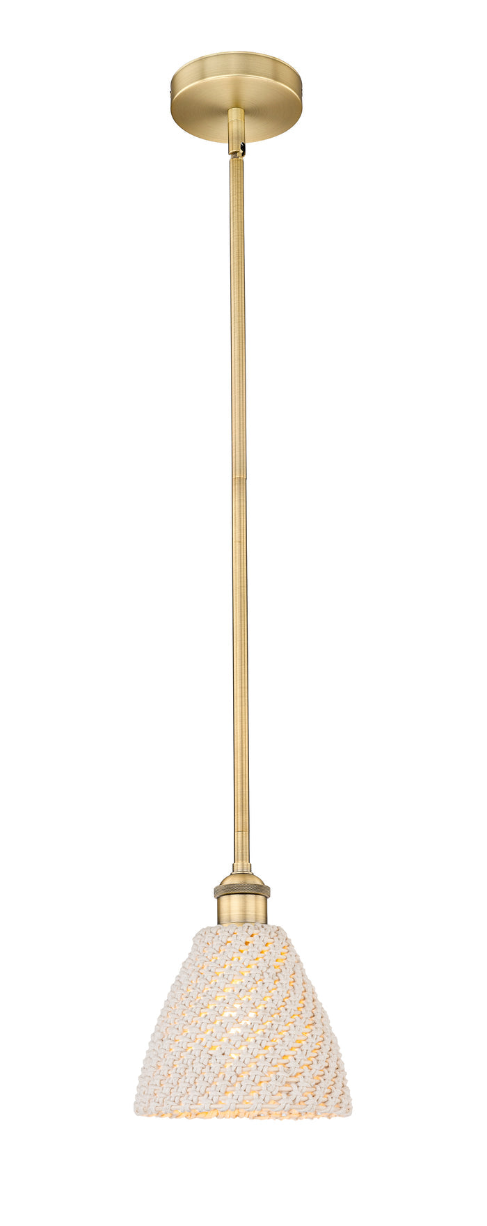 Edison Mini Pendant Antique Brass Finish